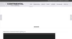 Desktop Screenshot of continentalpole.com